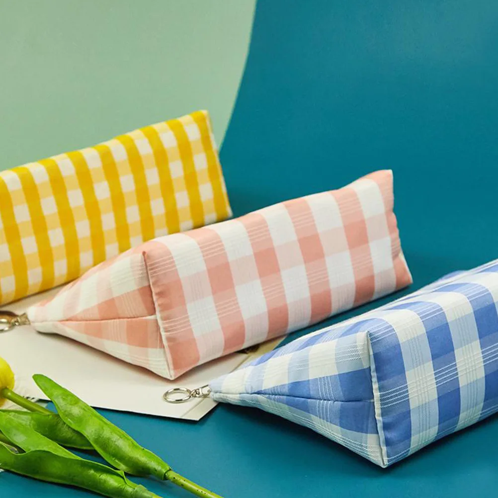 

Canvas Zipper Pouch Toiletry Box Pouch Lightweight Durable Practical Long Time Use Shopping Travel