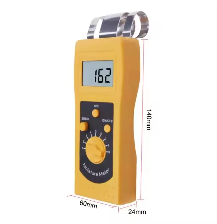 Dm200w Portable Wood Moisture Content Meter Digital Timber Hygrometer Humidity Analyzer Moisture Tester