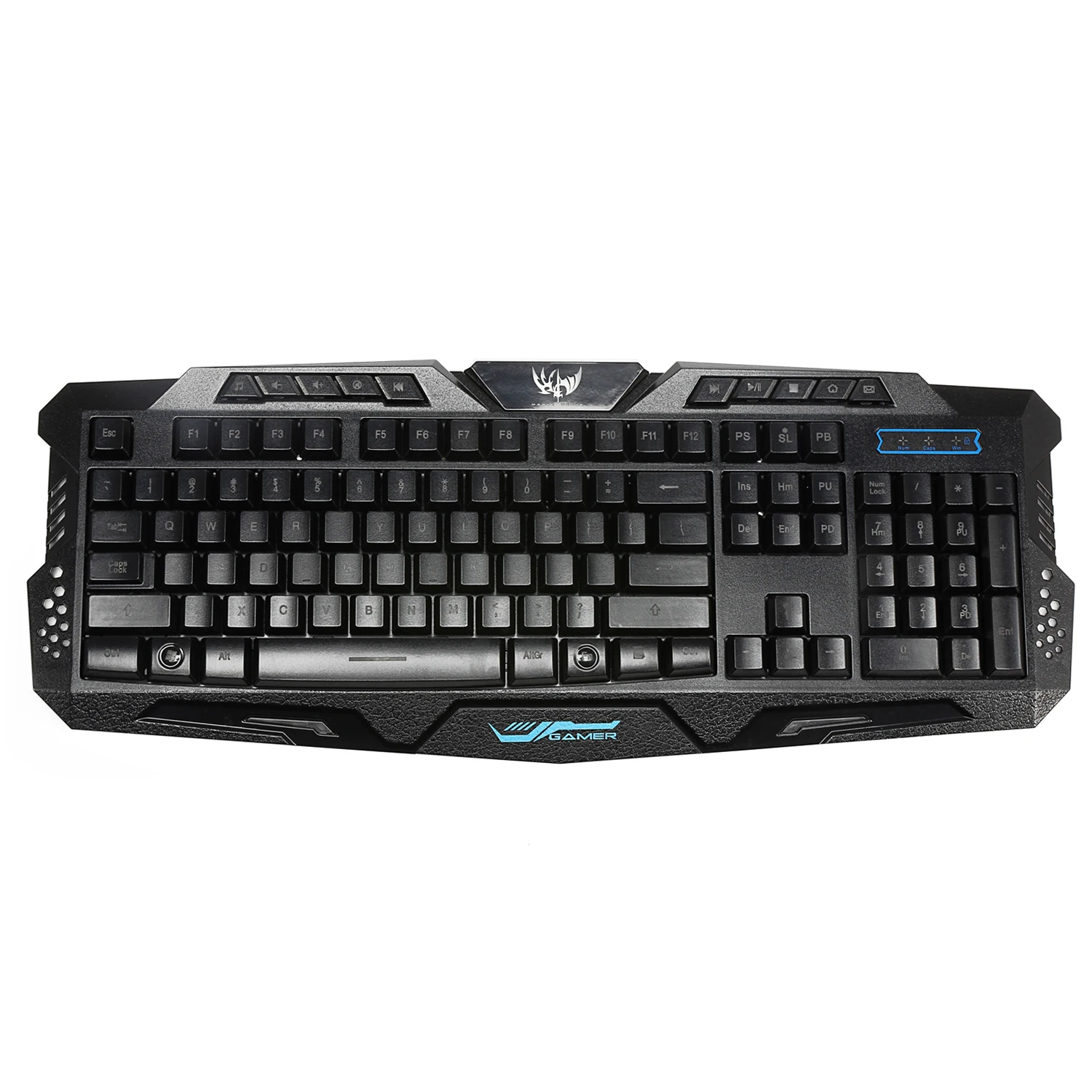 OEM A877 Tricolor Wired Backlit Laptop Game Keyboard