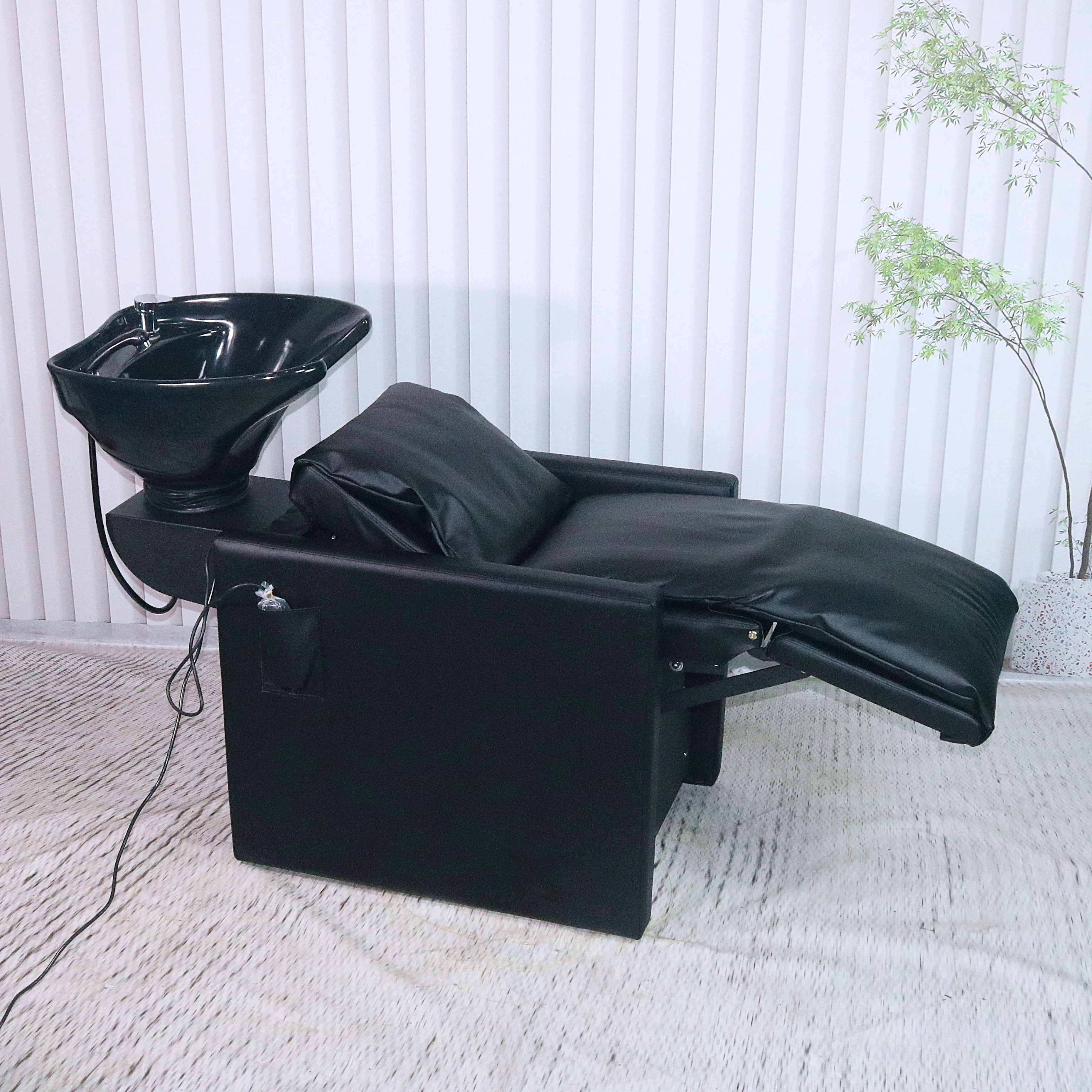 Salon Shampoo Bed Shampoo Bowl Bed electric massage function wash unit Electric Shampoo Chair