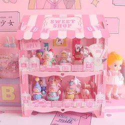 Cute room blind box hand-held display rack storage rack decoration cake table student dormitory storage artifact shelf