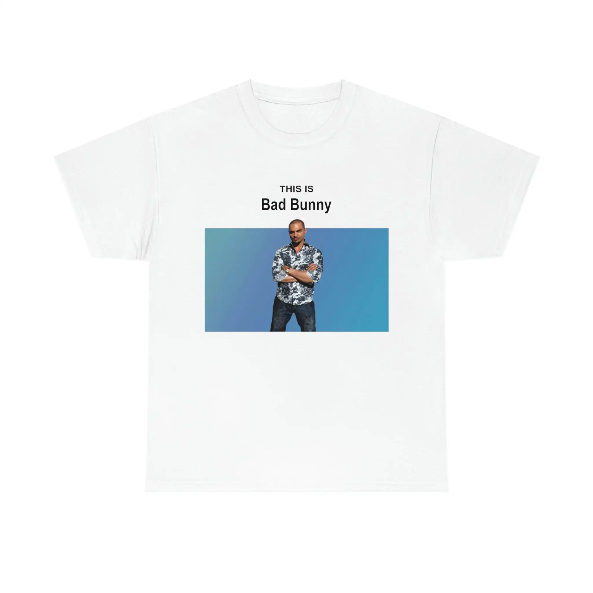 This is Bad Bunny Nacho Varga Funny Meme T-shirt