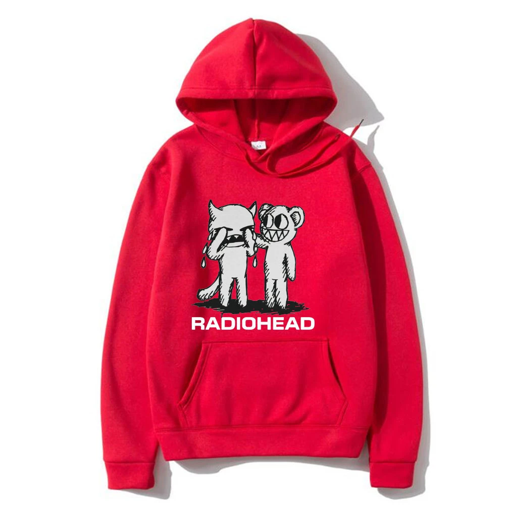 2024 Popular Autumn And Winter Fun Radiohead Printed Round Neck Loose Trend Top Handsome Hoodie Men Is Versatile Hoodies