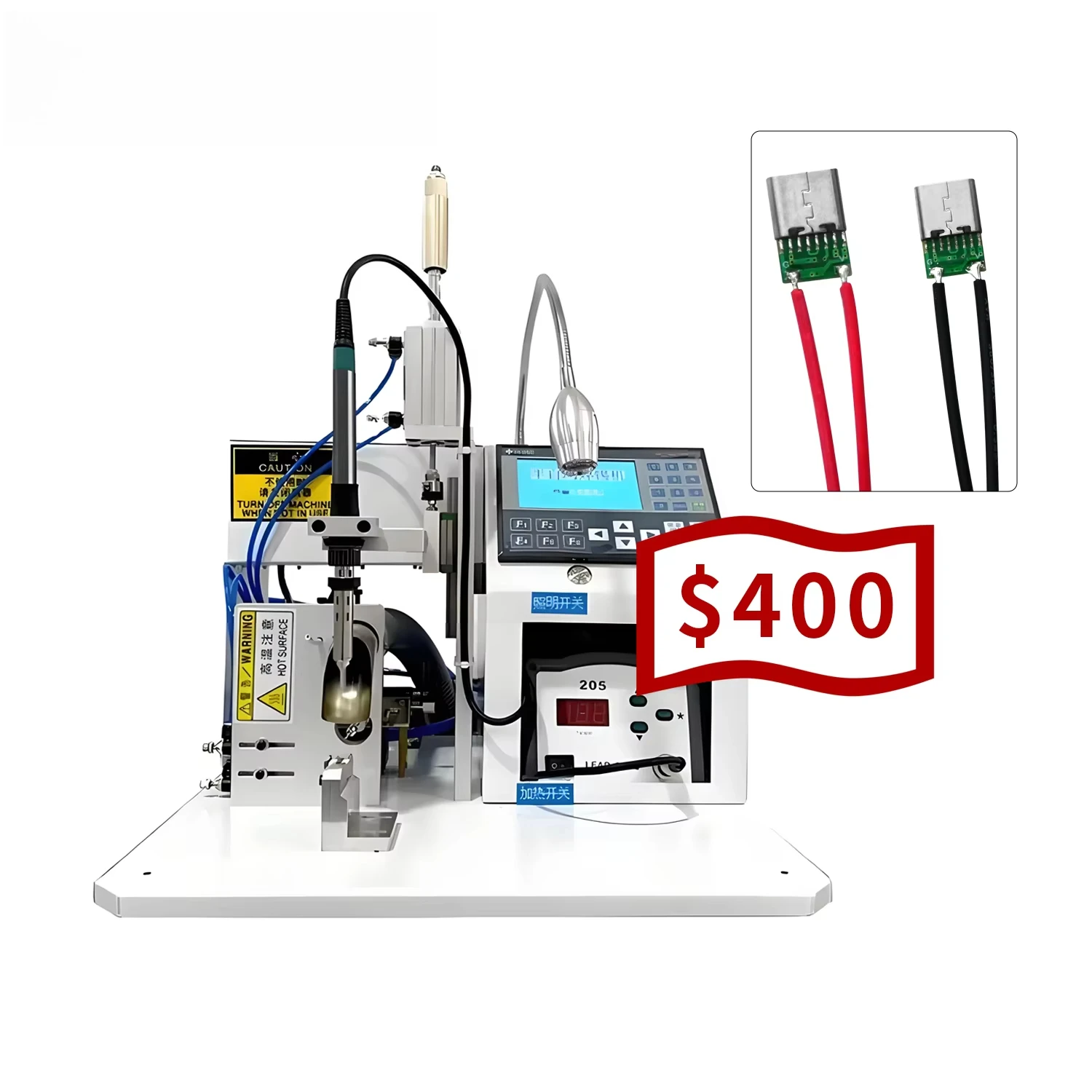 Factory Price Pcb Soldering Usb Type-c Micro Lightning Cable Soldering Machine