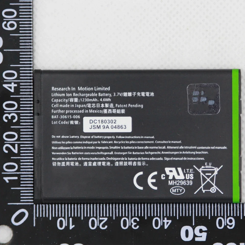 ISUNOO 1230mAh J-M1 JM1 Battery For BlackBerry Bold 9900 9790 9930 Torch 9850 9860 JM1 Replacement Li-ion Batteria