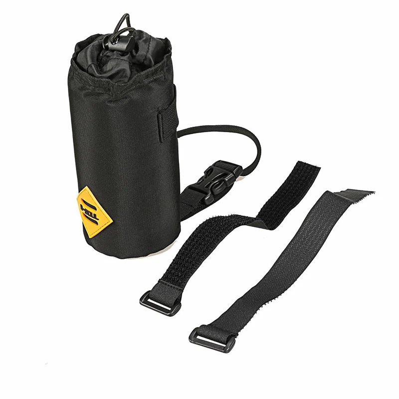 1pc 12.5/17cm Bike Handlebar Bag Polyester Water Bottle Storage Pouch Front Bicycle Pack For Cycling Cold & Hot Drink Carrier
