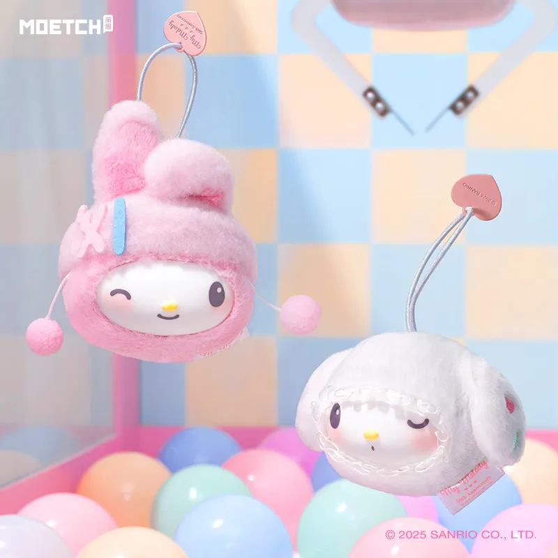 

Sanrio My Melody Cute Bunny Series Rubber Figurine Blind Box Decoration Mymelody Keychain Gift desktop ornament