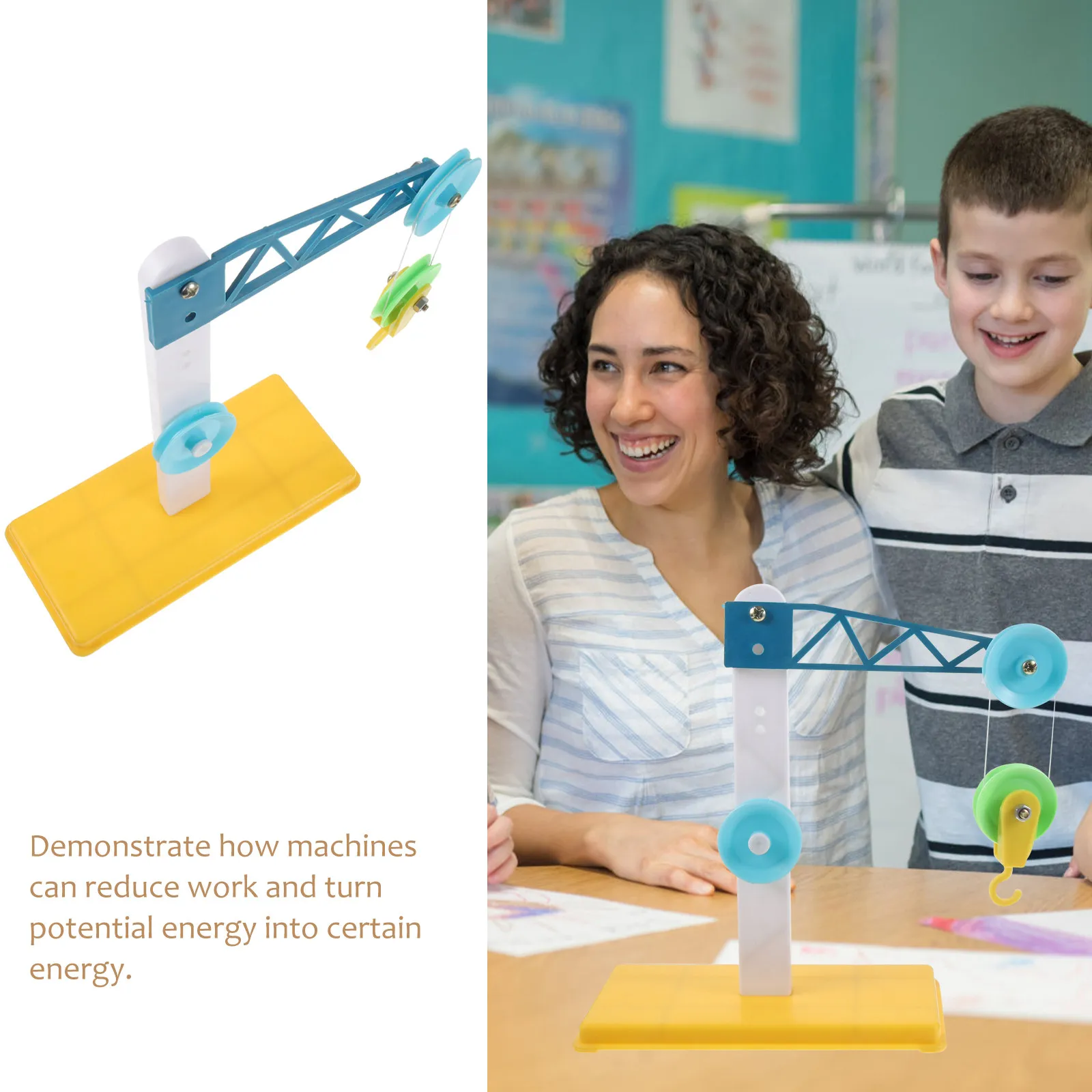 

Набор из 3 шкивов для школьных экспериментов, учебное оборудование для начальной школы, инструмент для изучения естествознания