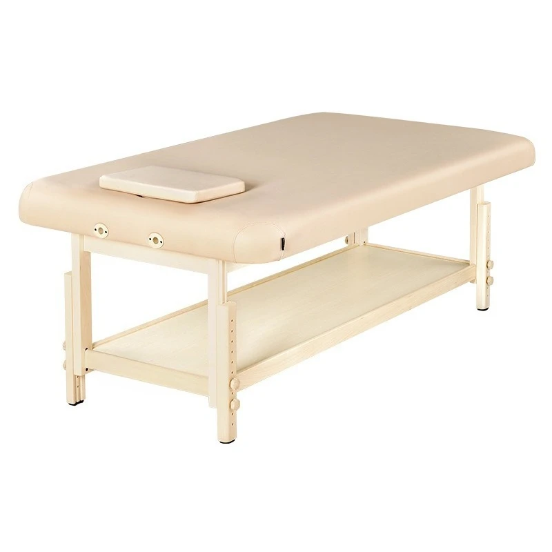 

Beauty massage table beauty spa beech wood leg therapy