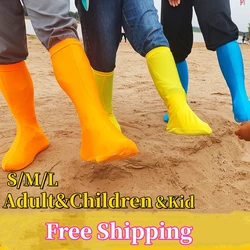 High Tube Shoe Cover High Elastic Outdoor Trekking Dust-proof desert Shoe Cover Anti-sand Anti-snow Hiking Long Shoe Accessories