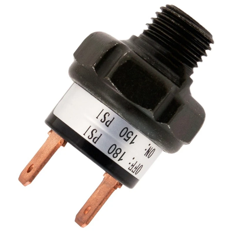 Npt 1/4 Air Compressor Tank Pressure Control Switch 150 Psi On-180 Psi Off Air Ride Suspension(3Pk)