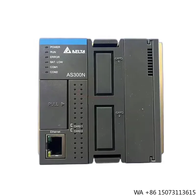 for Delta AS300N-A AS Series PLC CPU Module 100 Percent New High Performance 128K Steps No Built-in I/O