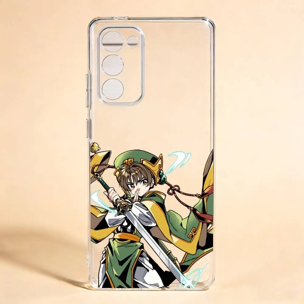 

Cardcaptor Sakura Li Syaoran Phone Case For Samsung Galaxy S24 S25 S23 S22 S21Transparent Case Cover