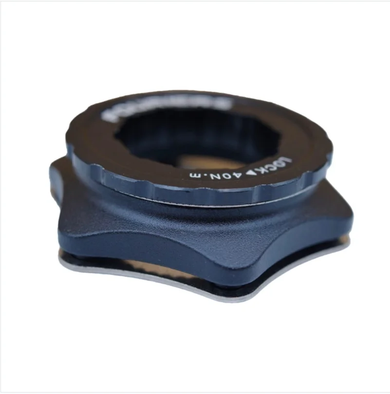 FOURIERS ADP-DISC-SH Mozzo per bicicletta Blocco centrale Adattatore a 6 bulloni Rotore del freno a disco per mountain bike Mozzo per ciclismo Blocco centrale Parti della bici