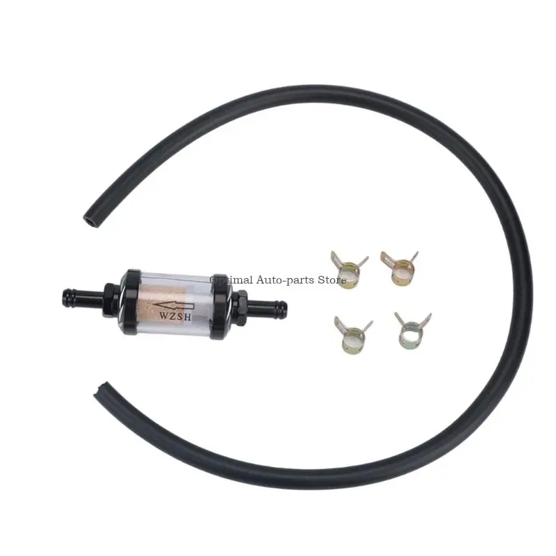 Filter and Hose Service 8mm Connection for Recreational Vehicles, Intended for Inline Gas Line Replacement and Maintenance Tasks