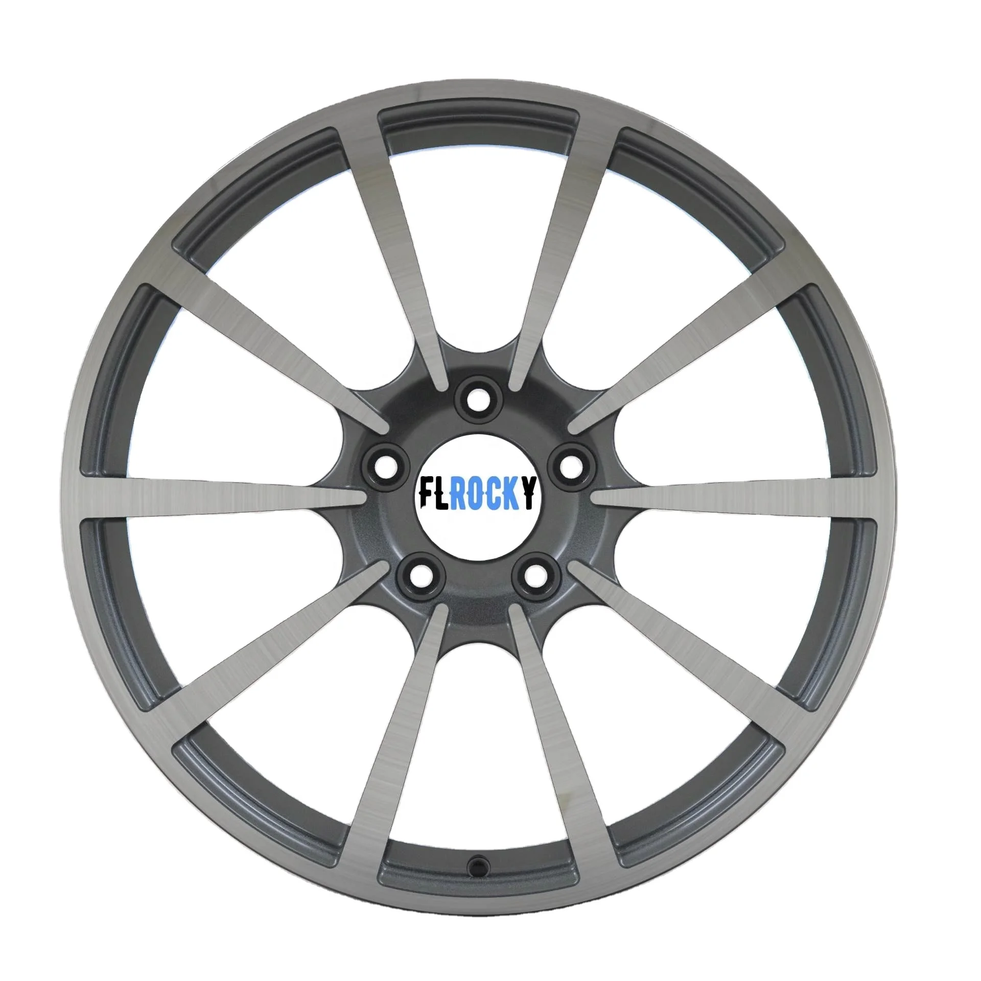 16 To 22 Inch Design Monoblock Forged Wheel Hubs OEM ODM Replica Custom Car Wheels For BMW Benz AMG A Silver Finish