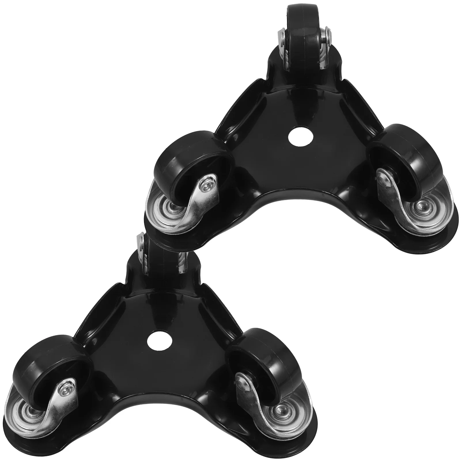 

2 шт., инструмент для перемещения мебели, треугольная тележка, 3-колесный перемещение, гибкое рулевое управление, мебель, движущаяся тележка, колесо Dollies