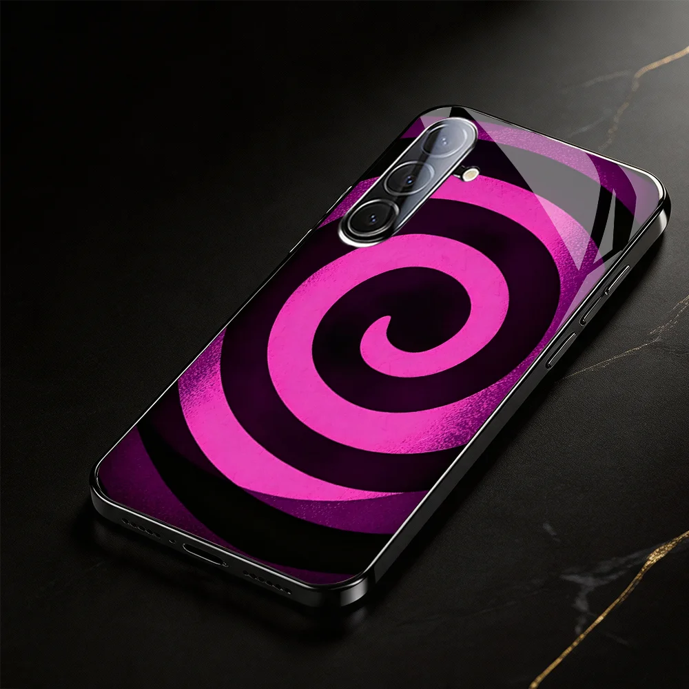 Anime ninjutsu vortex Tempered Glass TPU Fashion phone case for Samsung Galaxy S26/S25/S24/S23/S22/S21 FE Ultra Plus Shockproof