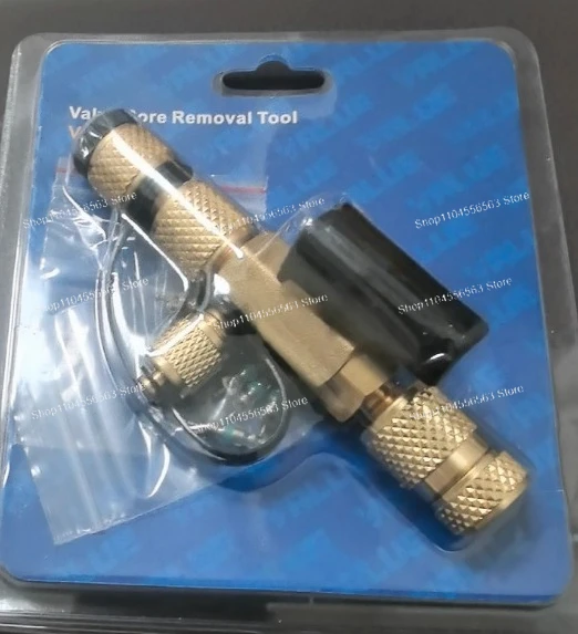 

VCR1 Valve Core Removal Tool Quick-Release Schrader Valve Wrench for HVAC Refrigeration Safe Leak-Proof Service