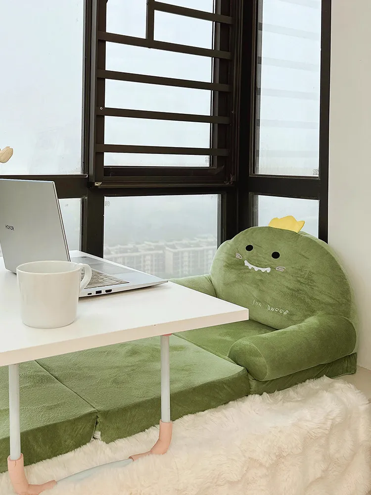 Lazy small sofa folding single children bay window tatami seat cushion living room recliner bed sleeping backrest chair cushion