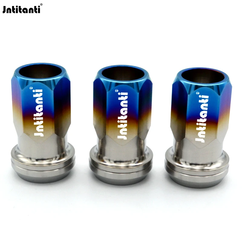 Jntitanti wheel nutM12*1.25*40/45mm racing floating washer cone seat Gr.5 titanium lug nut for Nissan,Greatwall,Subaru,Suzuki