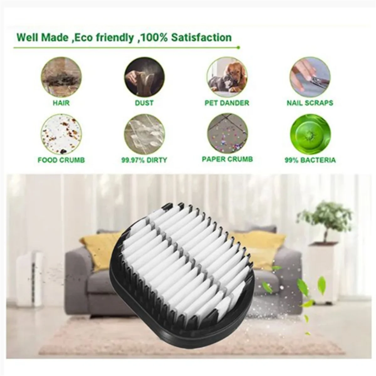 6 ชิ้นทําความสะอาดสําหรับ Roborock Qrevo Slim/Qrevo Master Filter Cleaner อะไหล่ทดแทน ing อุปกรณ์เสริมหุ่นยนต์