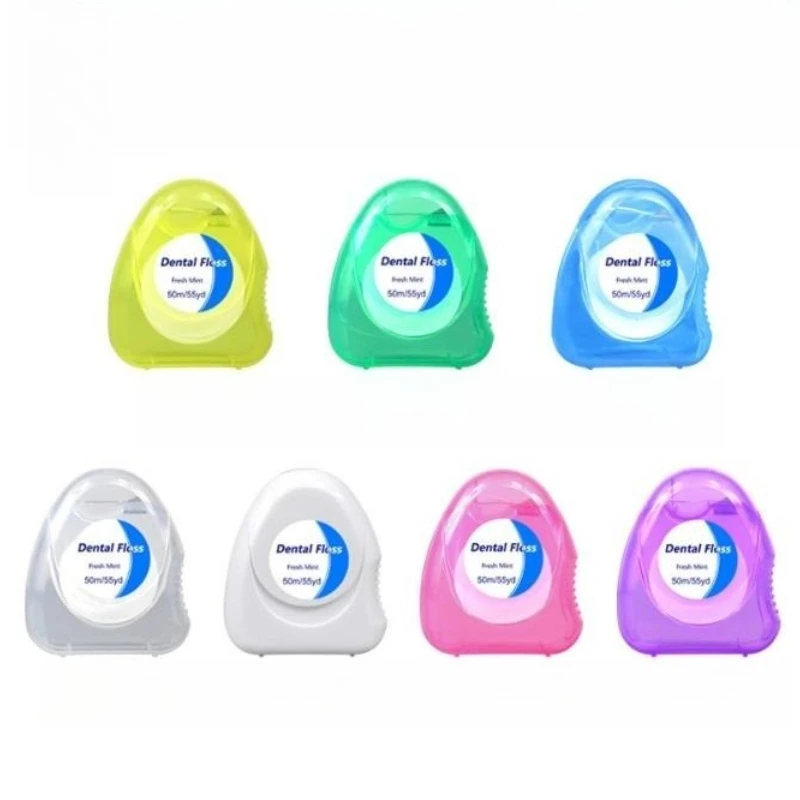 50Pcs Dental Floss Mint Ultraclean High Quality Plaque Control Gentle On Gums Long Lasting Strength Perfect For Tight Areas