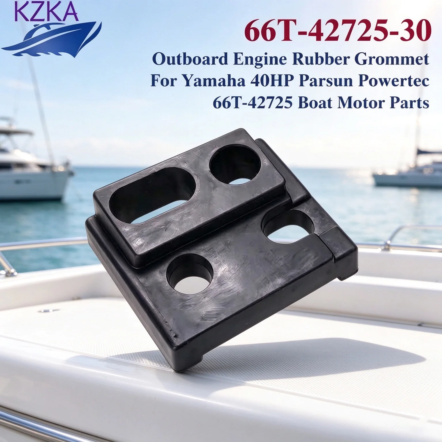 66T-42725-30 Rubber Grommet For Yamaha Boat Engine 40HP 66T-42725 Parsun Powertec Boat Motor Parts