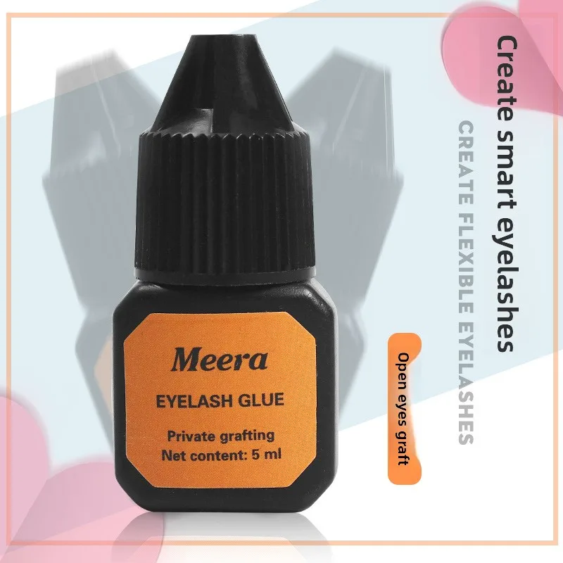 

Meera Eyelash Glue 4 Seconds Slow Drying Private Grafting 5ml For Beginners