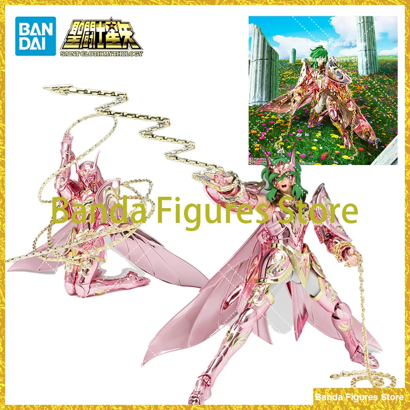 Original BANDAI SAINT CLOTH MYTH EX Andromeda Shun God colección de tela en Stock Anime modelo de figuras de acción juguetes regalo