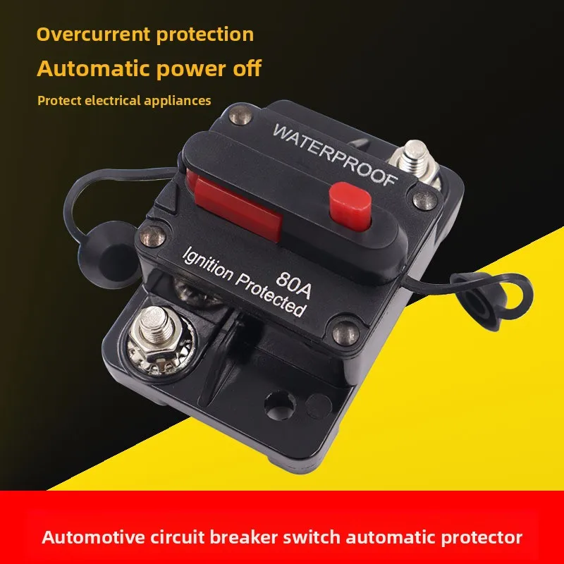 Automobile Yacht RV Circuit Breaker Automatic Circuit Breaker Protection Recoverable Circuit Breaker Fuse Seat Circuit Protector
