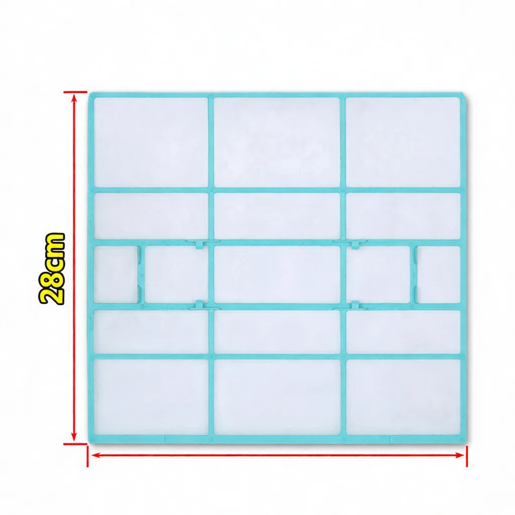 Dust Filter Mesh For Midea Air Conditioner Indoor Unit Replacement Part For Air Flow Cleanliness Protection