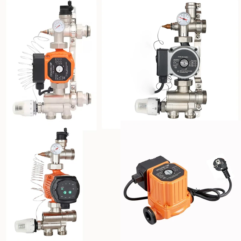 DN25 Constant Temperature Energy-Saving Variable Frequency Pump Mixer for Water Floor Heating Manifold Water Mixing System