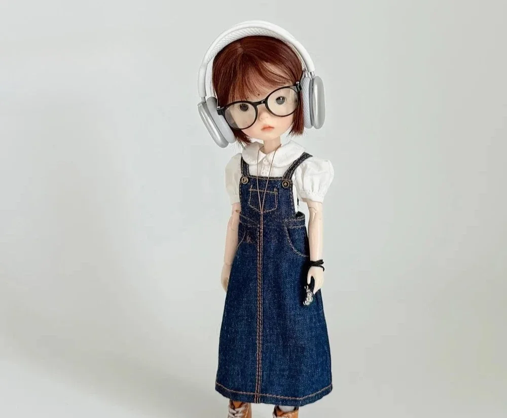 Handgefertigte Ob22 Blyth Puppenkleidung, Zubehör, Jeansrock, Hemd, Kleid, Puppenmodell, passend für weibliche Actionfiguren – Detail 6