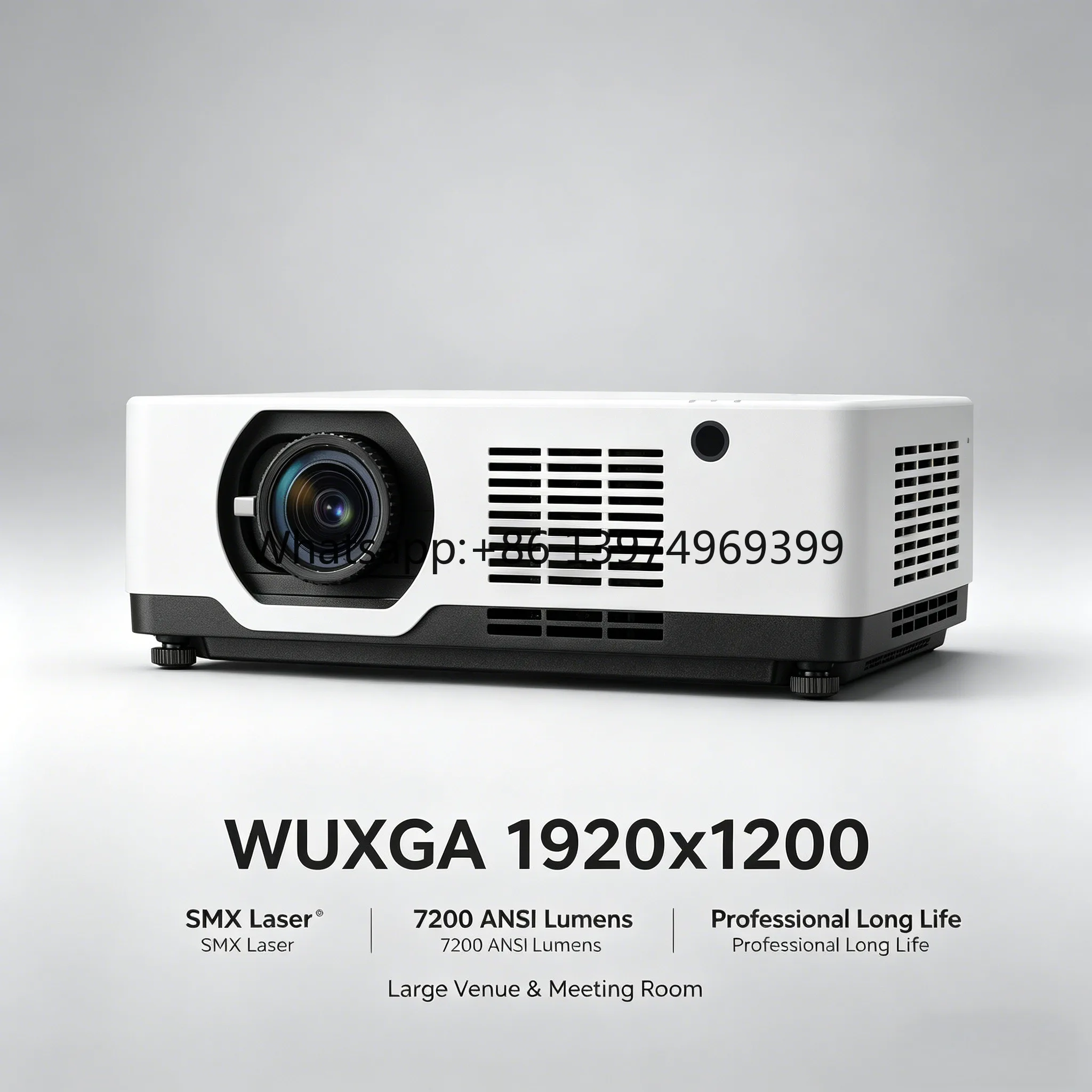 WUXGA 1920x1200 SMX Laser Projector 7200 ANSI Lumens Professional Long Life Projector for Large Venue & Meeting Room