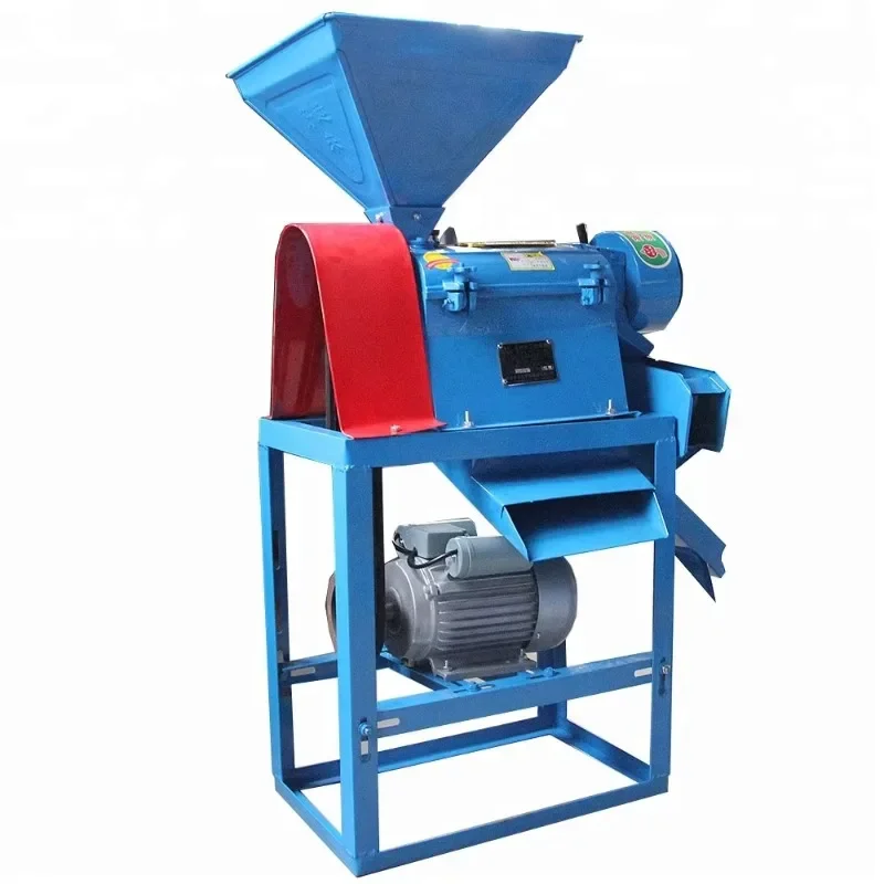 High-capacity commercial mini rice mill for household use