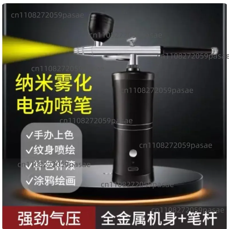 Wireless Electric Airbrush Kit With Portable Compressor Complete Airbrush Spray Gun Set With Accessories