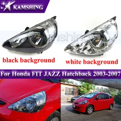 Kamshing Front Bumper Headlight For Honda FIT JAZZ Hatchback 2003-2007 Head Light Headlamp Head Lamp