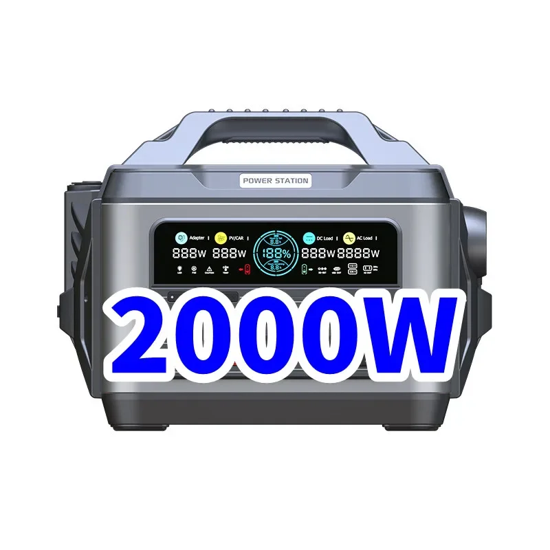 

Wholesale pure sine wave emergency outdoor 2000W 3000w power station portable solar generator for camping