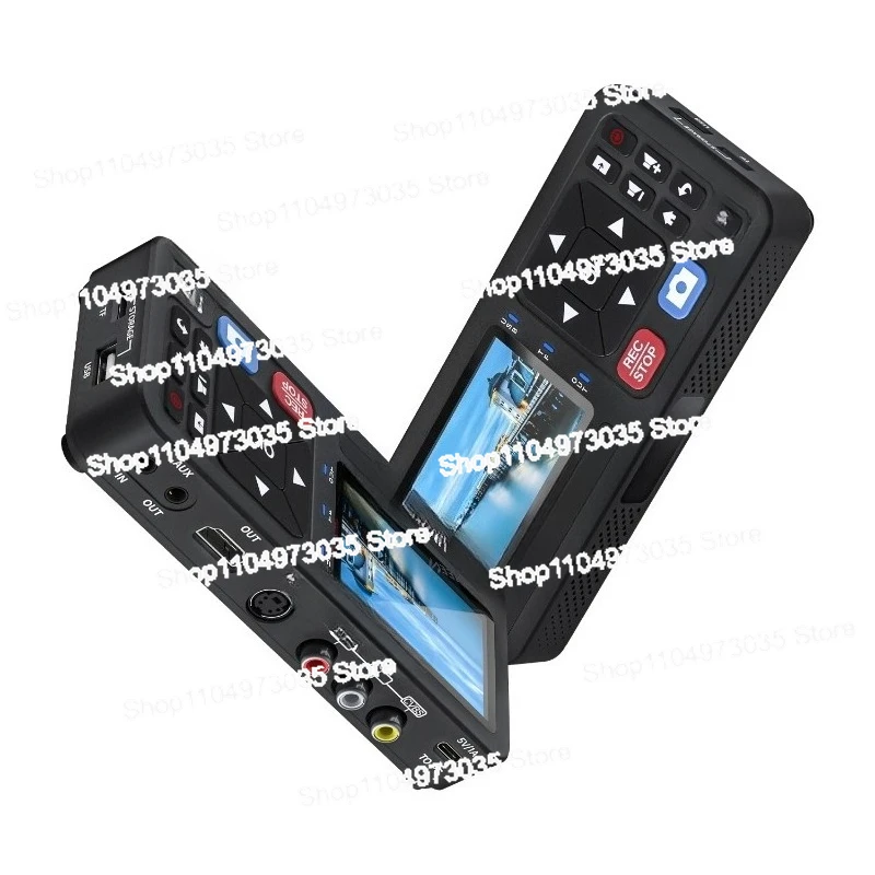 مقبس البطارية TF التناظرية RCA كاميرا فيديو USB الشريط VCR بطاقة التقاط الصوت والفيديو صندوق MP3