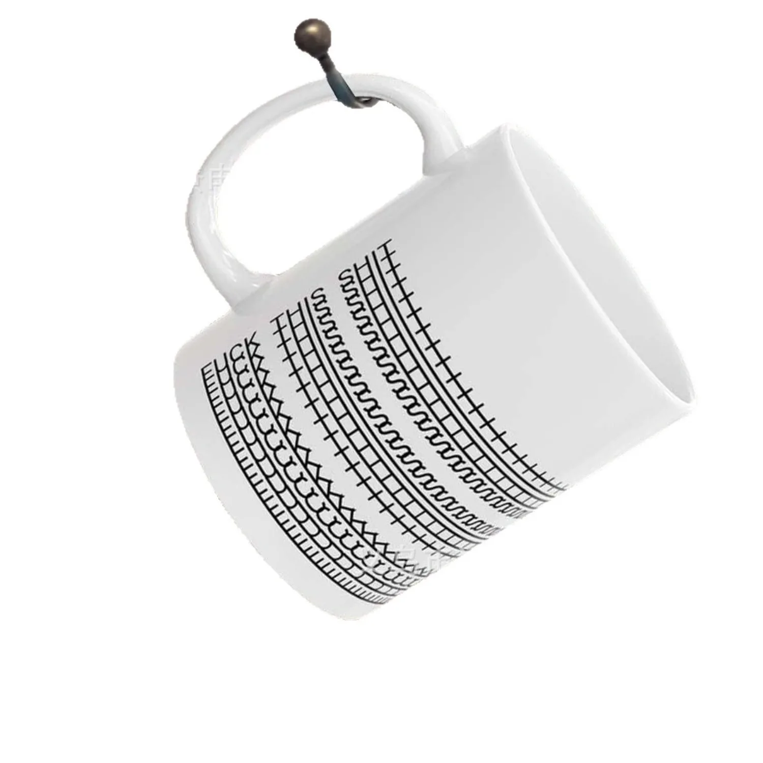 Tasse, versteckte Teetasse, Kaffeetasse mit versteckter Nachricht, kreatives Keramik-Geschenk für Kaffeeliebhaber, einzigartiger humorvoller Trinkbecher