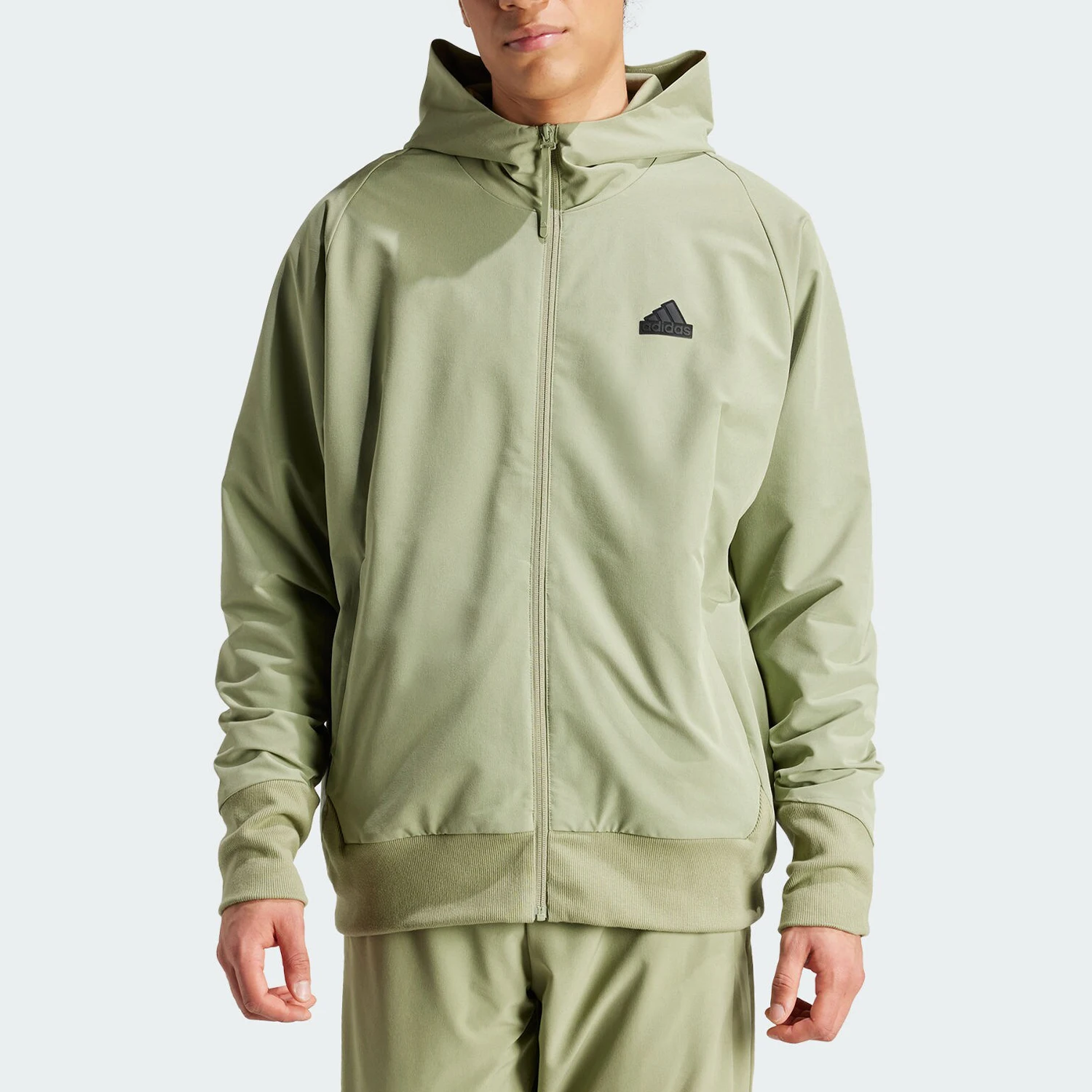 adidas-genuine-new-men's-simple-zip-up-hooded-jacket-is9279