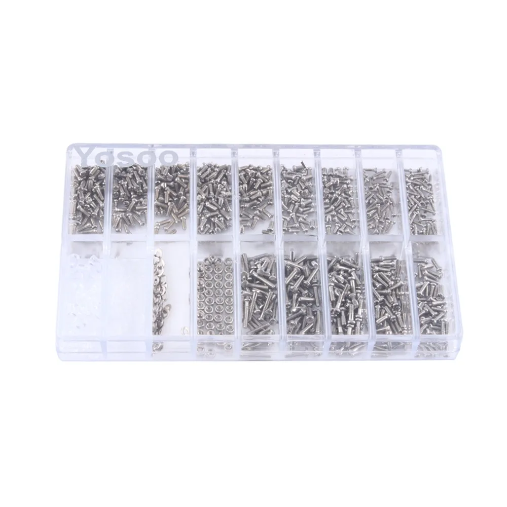 Stainless Steel Eyeglass Screws Repair Kit Small Tiny Screws Watch Screws Repair Kit Sunglass Screws Repair Kit