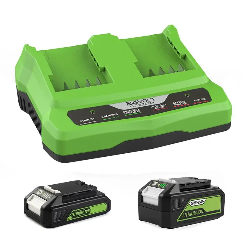 

[CNIM] Li-Ion Battery Charger for Greenworks 24V Rechargeable Chainsaw Lithium Battery Electric Tool Wrench Drill Saw EU Plug