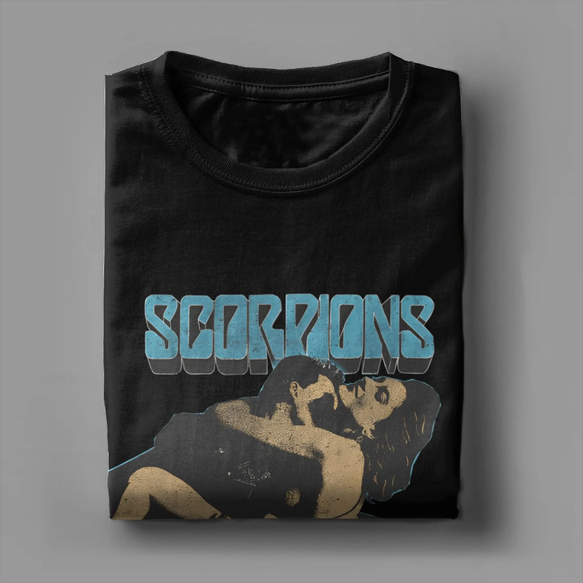 スコーピオンズ ファースト スティング 2025 Tシャツ サマー ストリートスタイル Tシャツ 綿100% ヒッピー Tシャツ メンズ 半袖 プリント トップス