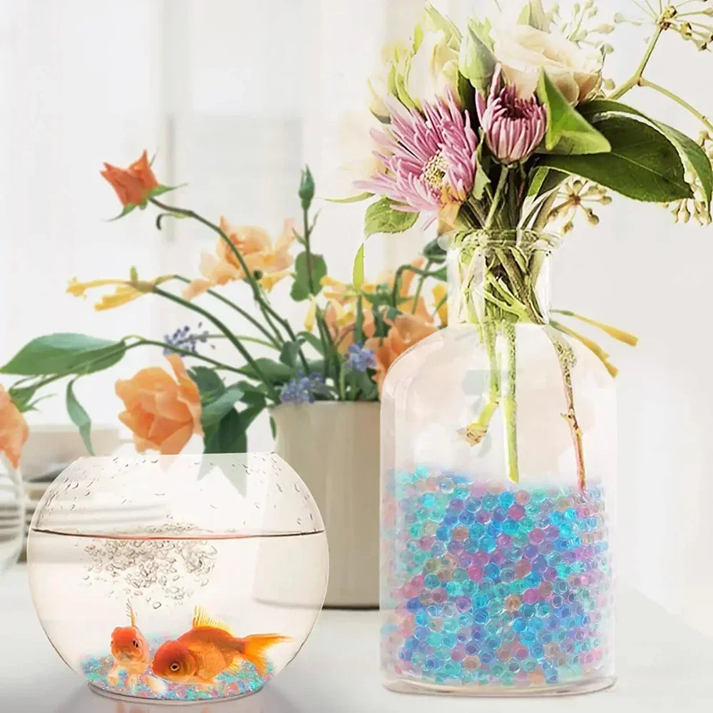 20k bolas de água contas com garrafa 7-8mm contas de água gel funciona para pistola de bola de gel e splatter bola blaster não-tóxico sem mancha