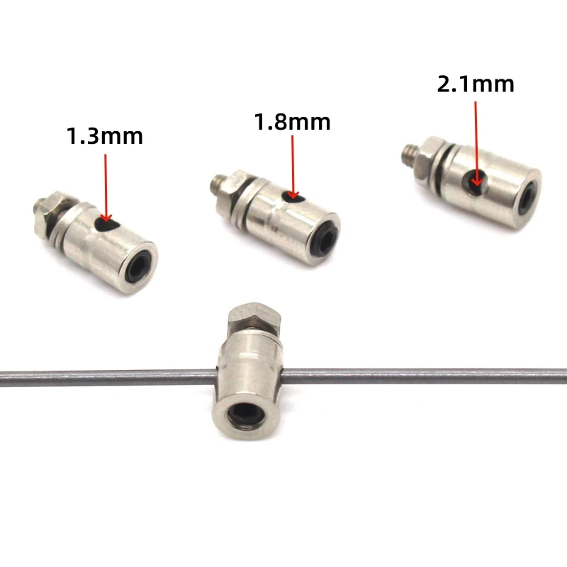 20Pcs 1.3mm 1.5mm 1.8mm 2.1mm RC Airplane Boat Pushrod Linkage Stopper Servo Connectors