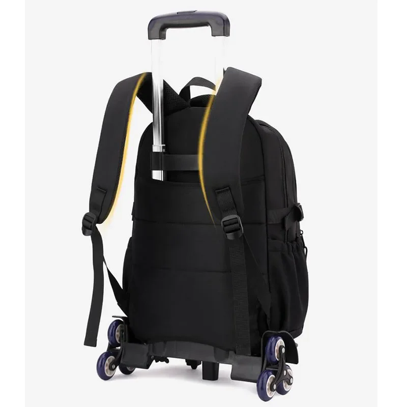 새로운 방수 배낭 롤링 백팩 어린이 학생 가방 트롤리 여학생용 스쿨 백 Zaino 여행용 Mochilas Para Mujer