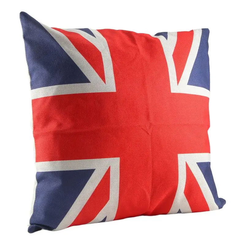 B23B British Vintage Style Union Jack Flag Throw Pillow Case, Pillowcase