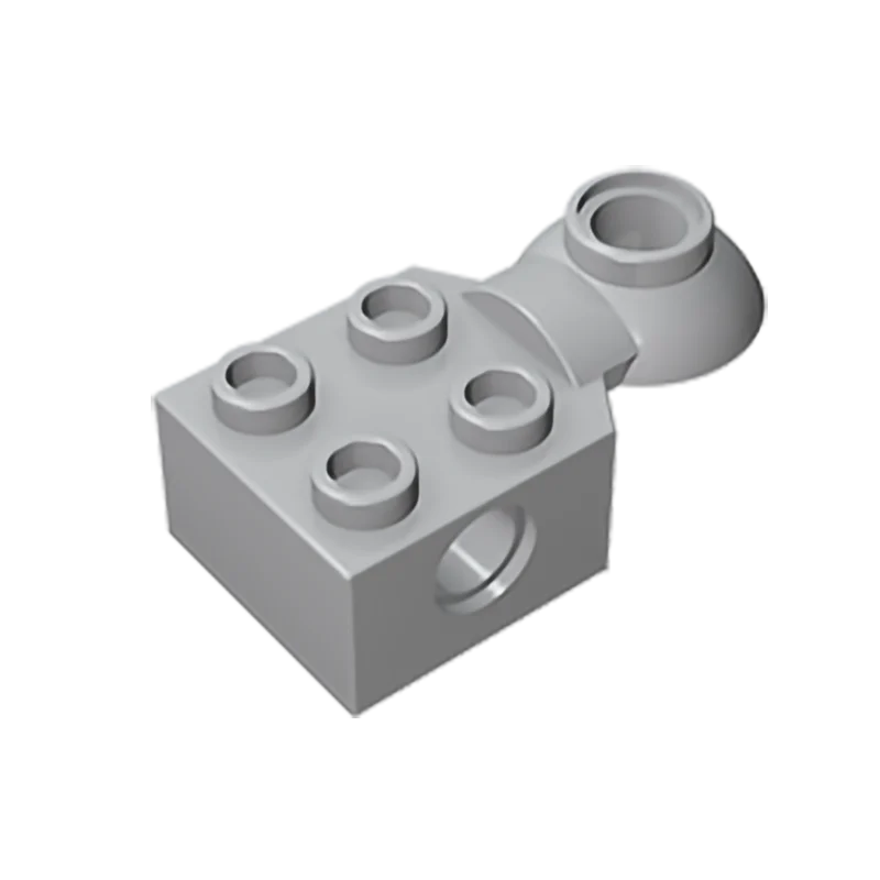 Gobricks GDS-1089 Technical, Brick Modified 2 x 2 with Pin Hole, Rotation Joint Ball Half  compatible with lego 48170